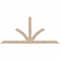 Ekena Millwork Richland Smooth Timber Gable Bracket, Douglas Fir, 108"W x 49"H x 1 1/2"D x 5 1/2"F, 11/12 Pitch GBW108X49X0206RIC00SDF - alternate 1